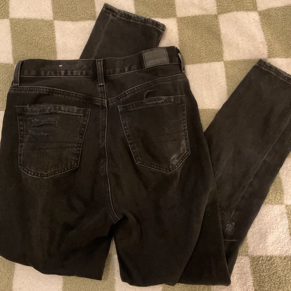 Black AE Mom Jeans